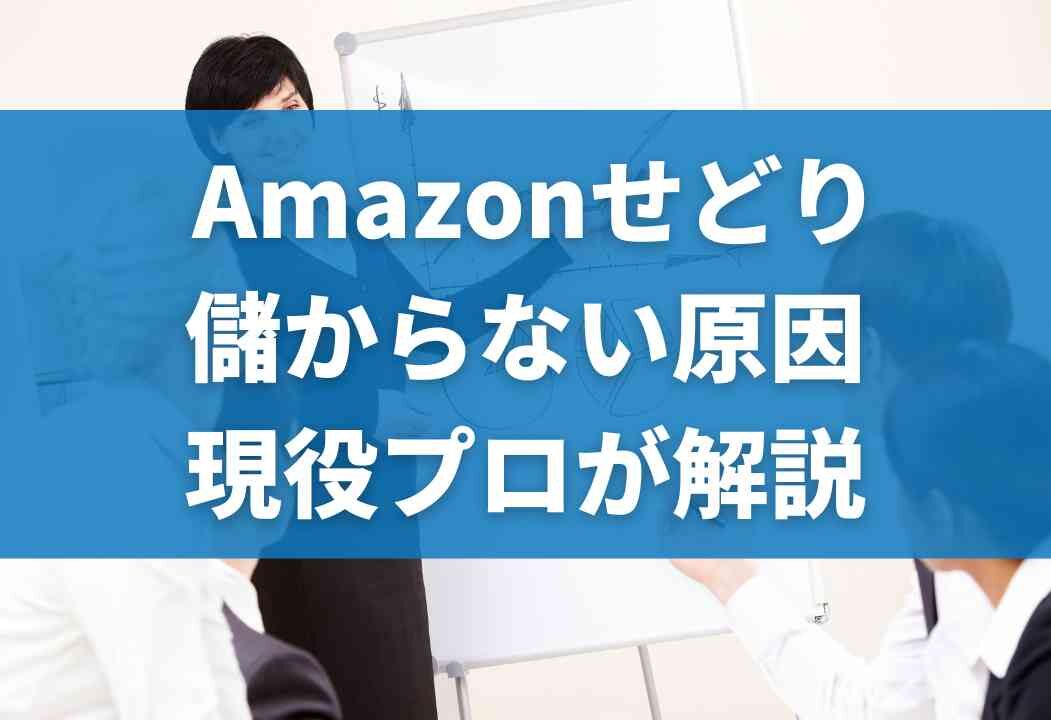 Amazonせどりで儲からない時の解決策！優良なAmazonコンサルティング会社も紹介