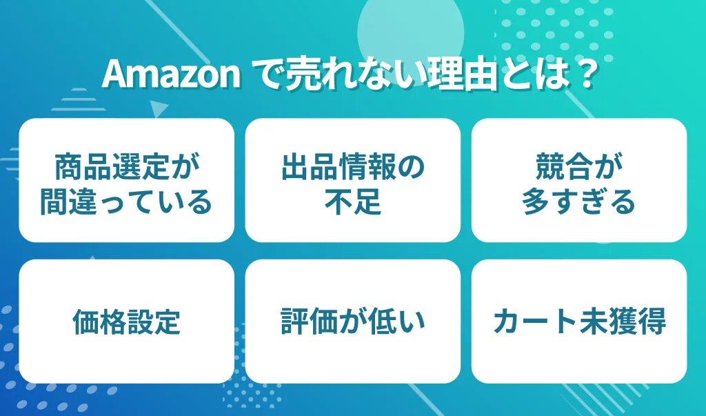 Amazon出品が売れない理由と解決法とは？優良なAmazonコンサルティング会社も紹介