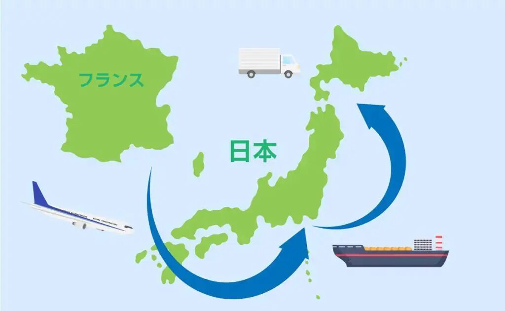 フランスから日本へEMS料金を徹底解説と節約のコツとは？フランスから日本に安く荷物を送れる海外輸送代行会社を紹介！
