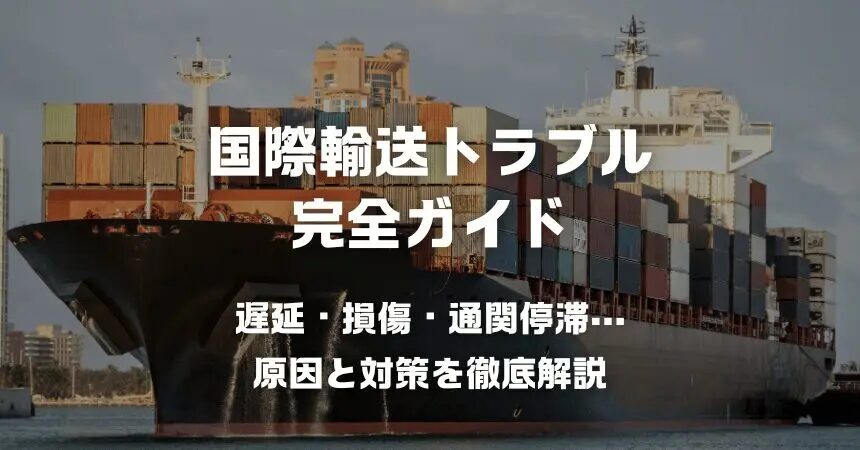 輸送遅延はなぜ起こる？原因と回避策を徹底解説！海外輸送時の輸出入で安く送れる海外輸送代行会社も紹介！
